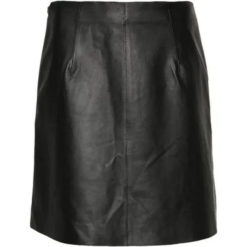 Leather Skirts , Damen, Größe: XS - By Malene Birger - Modalova