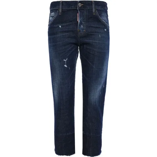 Elegant Boot-Cut Jeans for Women , female, Sizes: L, S - Dsquared2 - Modalova