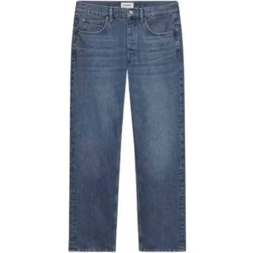 Straight Jeans, male, , Size: W34 Classic Denim Jeans - Frame - Modalova