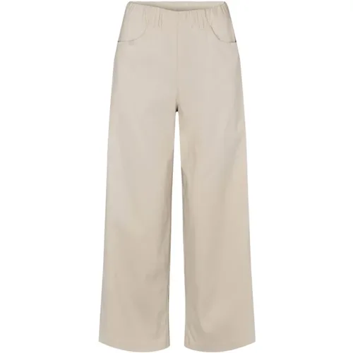 Cropped Trousers , female, Sizes: M, 3XL, 6XL, 5XL, XS, L, XL, S, 2XL, 4XL - LauRie - Modalova