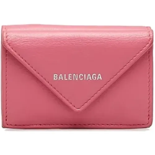 Pre-owned Wallets, female, , Size: ONE SIZE Pre-owned Leather wallets - Balenciaga Vintage - Modalova