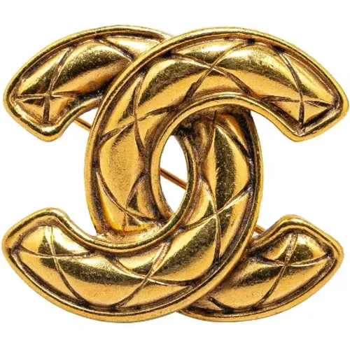 Pre-owned Metal brooches , female, Sizes: ONE SIZE - Chanel Vintage - Modalova