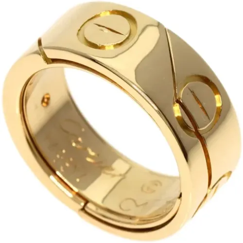 Pre-owned Jewellery, female, , Size: ONE SIZE Pre-owned Gold rings - Cartier Vintage - Modalova