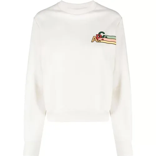 Fantasy Sweatshirt with Print , female, Sizes: M, XS - A.p.c. - Modalova