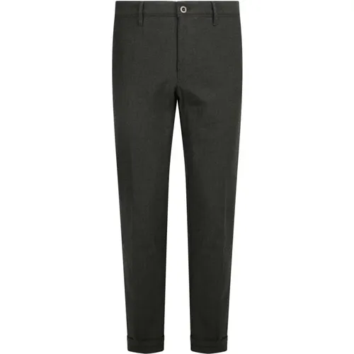 Chinos, male, , Size: W31 Herringbone trousers - Incotex - Modalova