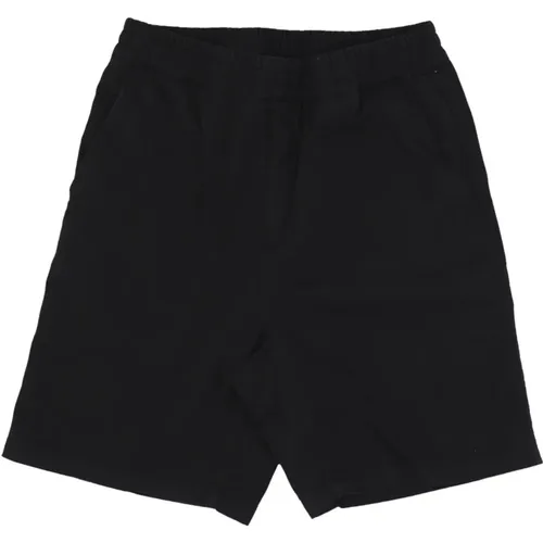 Schwarze Flint Short Streetwear Hose , Herren, Größe: L - Carhartt WIP - Modalova