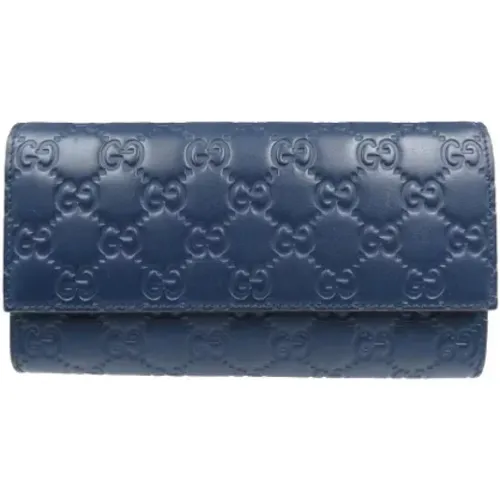 Pre-owned Wallets, female, , Size: ONE SIZE Pre-owned Leather wallets - Gucci Vintage - Modalova