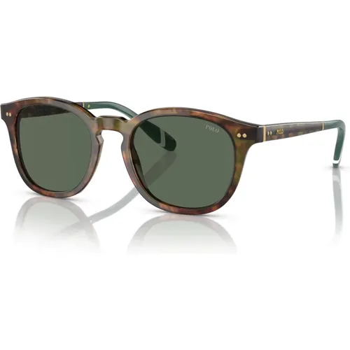 Havana/Green Sonnenbrille PH 4206 , Herren, Größe: 52 MM - Ralph Lauren - Modalova