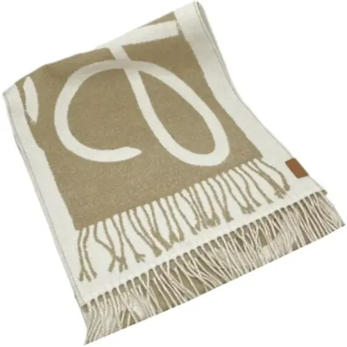 Pre-owned Scarves, unisex, , Size: ONE SIZE Pre-owned Wool scarves - Loewe Pre-owned - Modalova