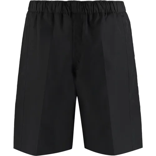 Baumwoll Bermuda Shorts mit Nacre Knöpfen , Herren, Größe: L - alexander mcqueen - Modalova