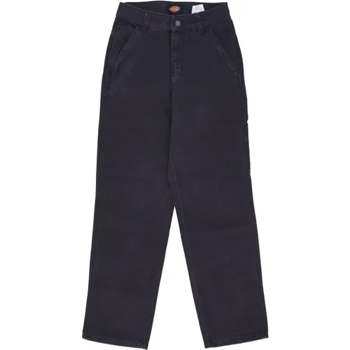 Stone Washed Wide Jeans , female, Sizes: W27 - Dickies - Modalova