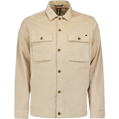 Corduroy Button-Up Overshirt , Herren, Größe: M - No Excess - Modalova