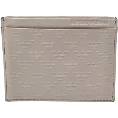 Pre-owned Wallets, female, , Size: ONE SIZE Pre-owned Leather wallets - Armani Pre-owned - Modalova