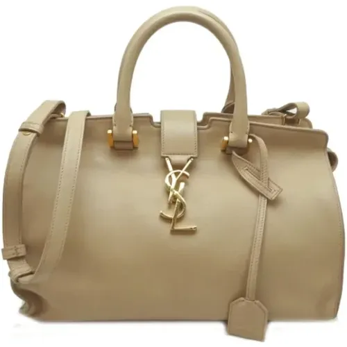 Pre-owned Leather shoulder-bags , female, Sizes: ONE SIZE - Yves Saint Laurent Vintage - Modalova