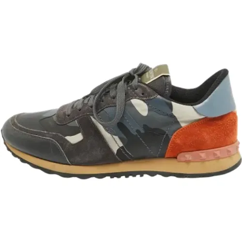 Pre-owned Sneakers, male, , Size: 12 US Pre-owned Canvas sneakers - Valentino Vintage - Modalova