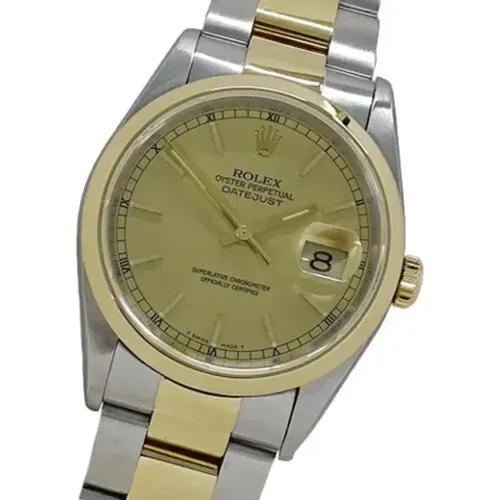 Pre-owned Stainless Steel watches , female, Sizes: ONE SIZE - Rolex Vintage - Modalova