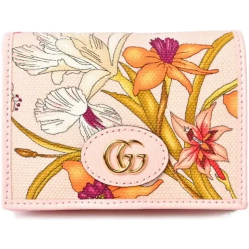 Pre-owned Wallets, female, , Size: ONE SIZE Pre-owned Canvas wallets - Gucci Vintage - Modalova