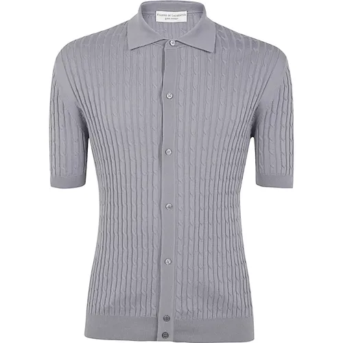 Short Sleeves Shirt , male, Sizes: L, M, XL, 2XL - Filippo De Laurentiis - Modalova