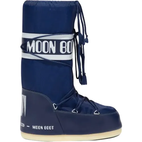Nylon Winterstiefel , Damen, Größe: 35 EU - moon boot - Modalova