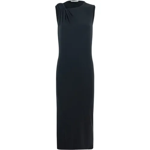 Jersey Dress Asymmetric Knot , female, Sizes: L, M, S - SPORTMAX - Modalova