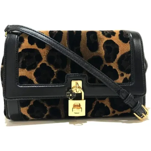 Pre-owned Cross Body Bags, female, , Size: ONE SIZE Pre-owned Leather shoulder-bags - Dolce & Gabbana Pre-owned - Modalova