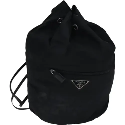 Pre-owned Bucket Bags, female, , Size: ONE SIZE Pre-owned Nylon prada-bags - Prada Vintage - Modalova