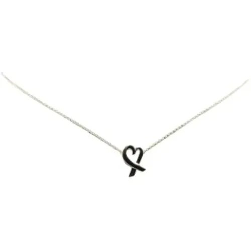 Pre-owned Jewellery, female, , Size: ONE SIZE Pre-owned Silver necklaces - Tiffany & Co. Pre-owned - Modalova