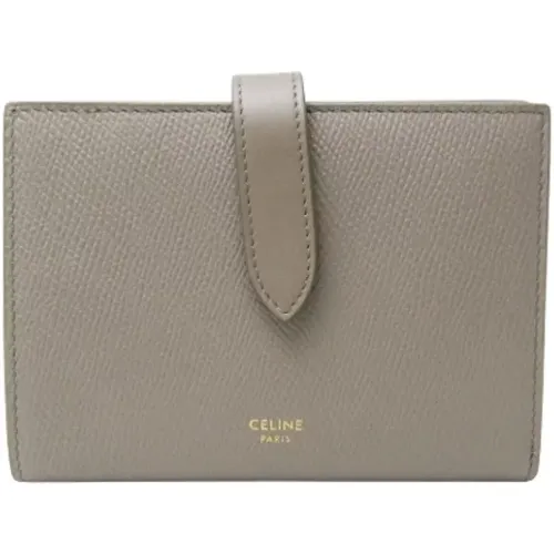 Pre-owned Wallets, female, , Size: ONE SIZE Pre-owned Leather wallets - Celine Vintage - Modalova