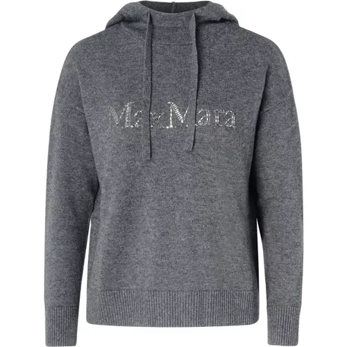 Grauer Gorizia Pullover , Damen, Größe: M - Max Mara - Modalova