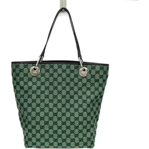 Pre-owned Tote Bags, female, , Size: ONE SIZE Pre-owned Canvas totes - Gucci Vintage - Modalova