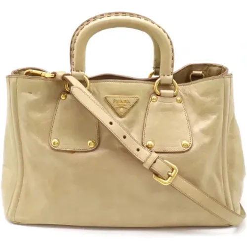 Pre-owned Leder totes , Damen, Größe: ONE Size - Prada Vintage - Modalova