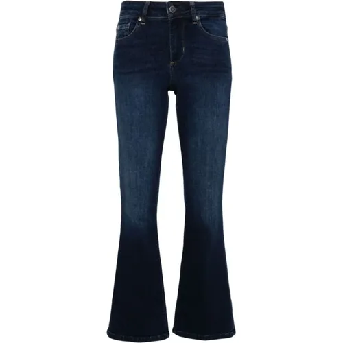 Blaue Flared Jeans , Damen, Größe: W27 - Liu Jo - Modalova