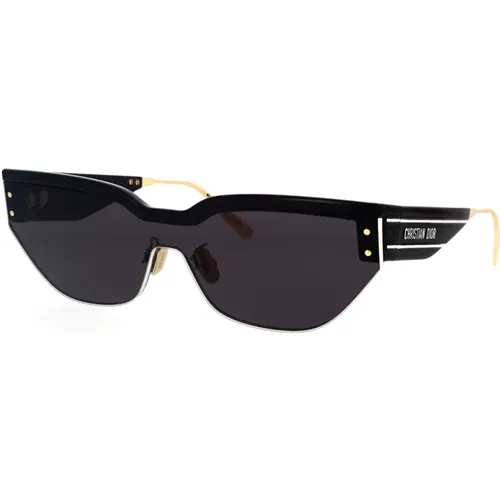 Sporty Graphic Sunglasses with Gold Accents , female, Sizes: ONE SIZE - Dior - Modalova