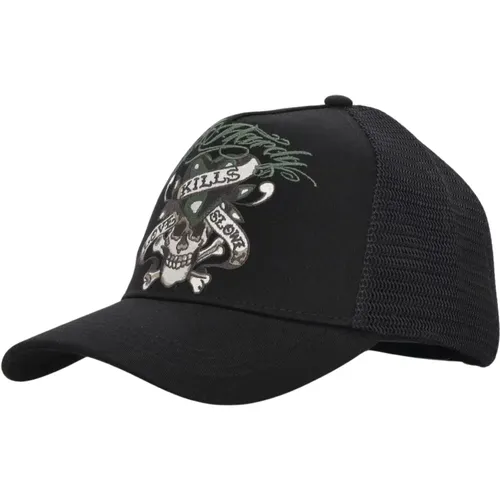 Mesh Trucker Cap , male, Sizes: ONE SIZE - Ed Hardy - Modalova