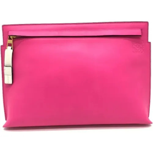 Pre-owned Clutches, female, , Size: ONE SIZE Pre-owned Leather clutches - Loewe Pre-owned - Modalova