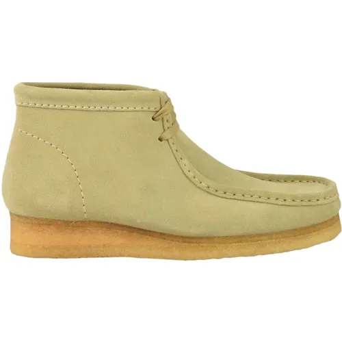 Originale Lederschuhe Gummisohle , Herren, Größe: 45 EU - Clarks - Modalova