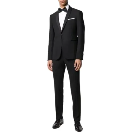 Single Breasted Suits, male, , Size: XL Single Breasted Suit Upgrade - Emporio Armani - Modalova