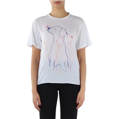 Hunde-Liebhaber T-Shirt - Emporio Armani - Modalova