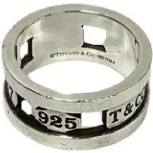 Pre-owned Silver rings , female, Sizes: ONE SIZE - Tiffany & Co. Pre-owned - Modalova