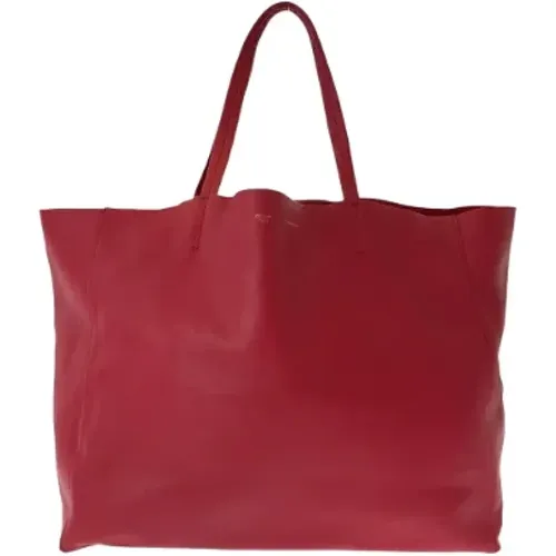 Pre-owned Tote Bags, female, , Size: ONE SIZE Pre-owned Leather handbags - Celine Vintage - Modalova