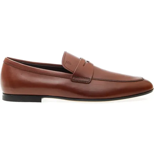 Marrone Loafer Shoes , male, Sizes: 9 UK, 8 UK, 7 UK, 6 UK, 6 1/2 UK, 10 UK, 7 1/2 UK, 8 1/2 UK - TOD'S - Modalova