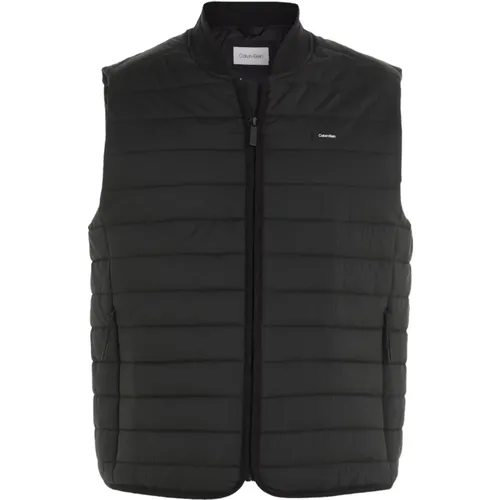 Vests, male, , Size: L Quilted Packable Puffer Vest - Calvin Klein - Modalova