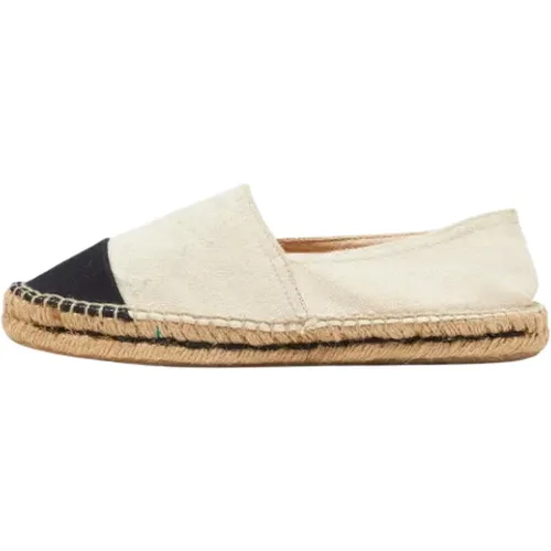 Pre-owned Flats, female, , Size: 8 US Pre-owned Canvas espadrilles - Carolina Herrera Pre-owned - Modalova