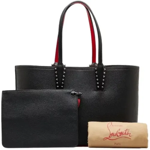 Pre-owned Tote Bags, female, , Size: ONE SIZE Pre-owned Leather shoulder-bags - Christian Louboutin Pre-owned - Modalova