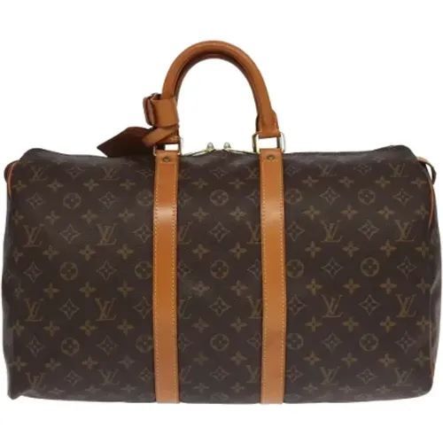 Pre-owned Weekend Bags, female, , Size: ONE SIZE Pre-owned Canvas louis-vuitton-bags - Louis Vuitton Vintage - Modalova