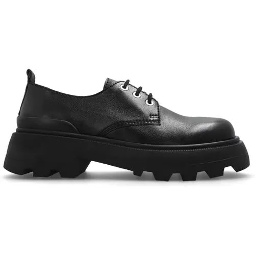 Leather Derby shoes , male, Sizes: 6 UK - Ami Paris - Modalova