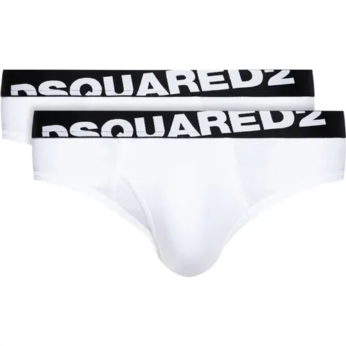 Logo Waistband Intimate Slips , male, Sizes: XL, M, L, S - Dsquared2 - Modalova