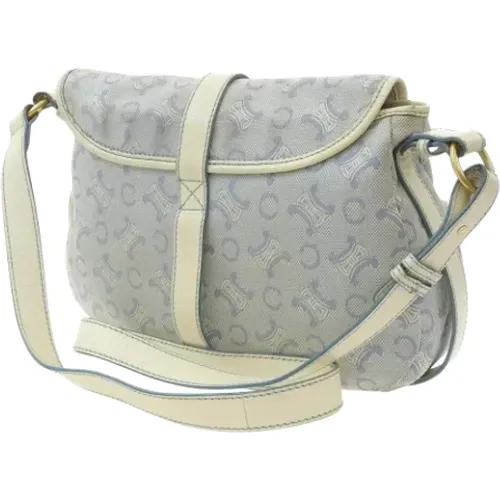 Pre-owned Cross Body Bags, female, , Size: ONE SIZE Pre-owned Canvas shoulder-bags - Celine Vintage - Modalova