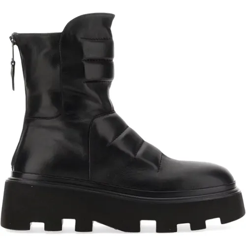 Leather Boot , female, Sizes: 7 UK - Elena Iachi - Modalova