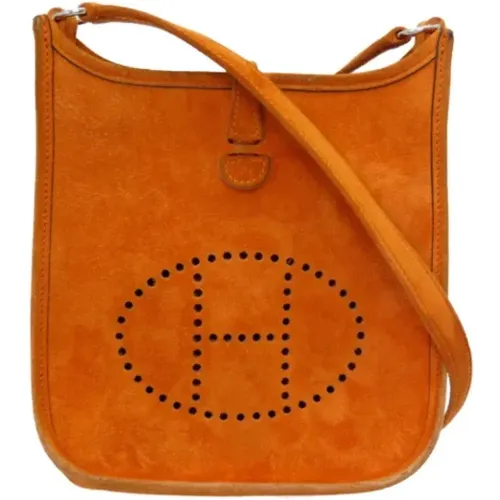 Pre-owned Cross Body Bags, female, , Size: ONE SIZE Pre-owned Leather shoulder-bags - Hermès Vintage - Modalova